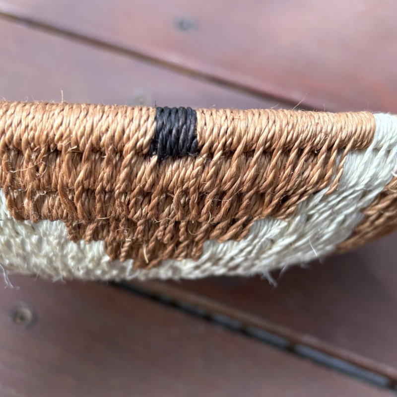 Sisal Wall Basket - Medium Bowl Basket #35