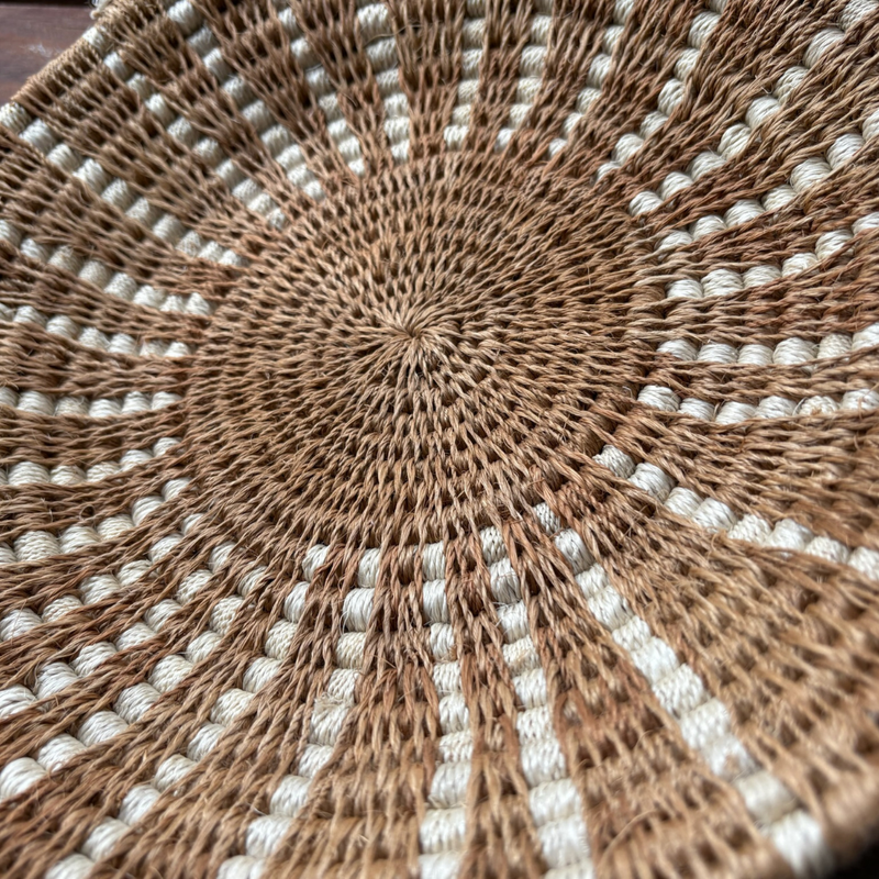 Sisal Wall Basket - Medium Bowl Basket #42