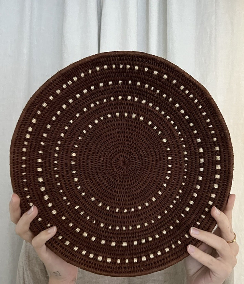 Sisal Wall Basket - Medium Bowl Basket #53