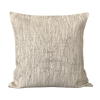 Batik Cushion - Cracked Earth - Black (Natural Back)