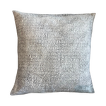 Batik Cushion - Cracked Earth - Charcoal