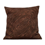 Batik Cushion - Motsi Fingerprint - Motsi Red